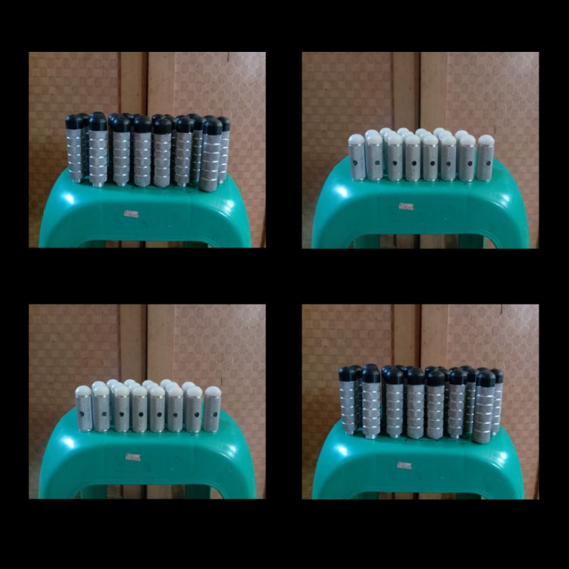 Jalu step matic dan underbone teflon dural 1 set kanan kiri