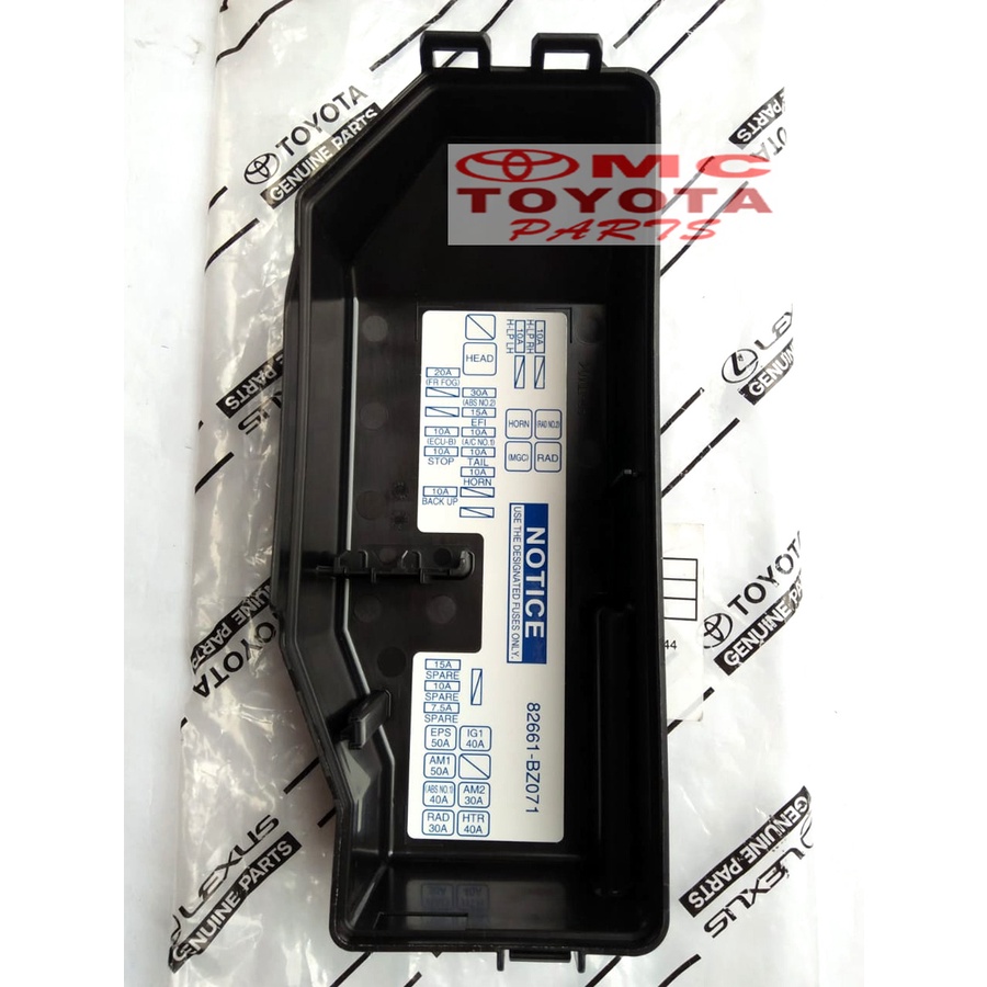 Cover Tutup Atas Rumah Box Relay / Sekring Avanza Xenia All New 82661-BZ071