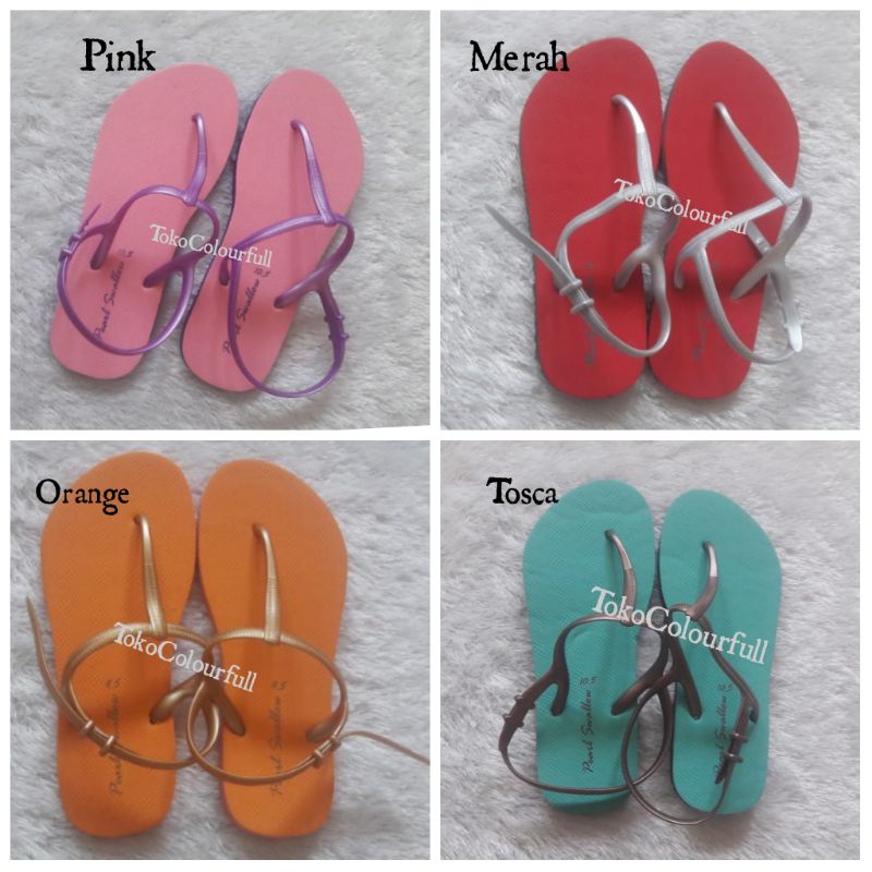 Sendal Jepit Swallow Travel Pearl Wanita Perempuan Sandal Japit