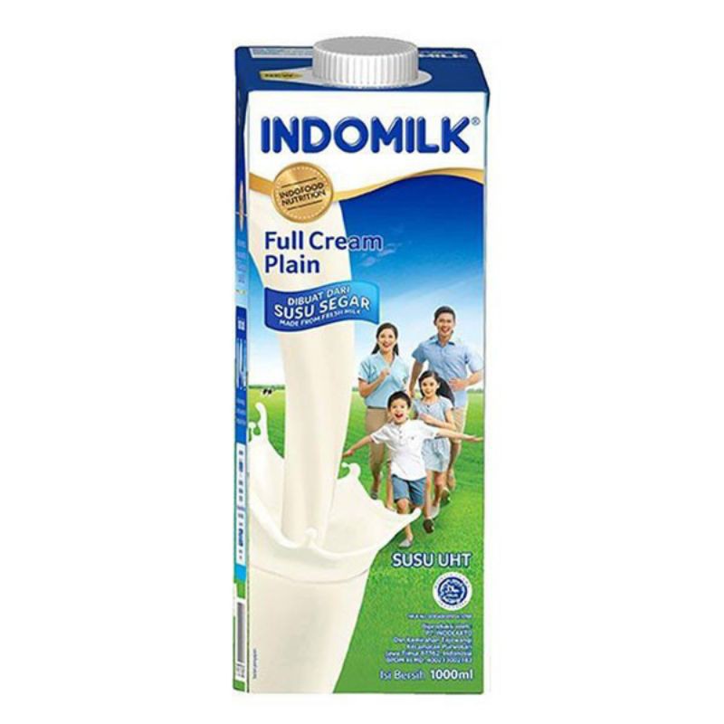 

Indomilk UHT Plain 1000 ml