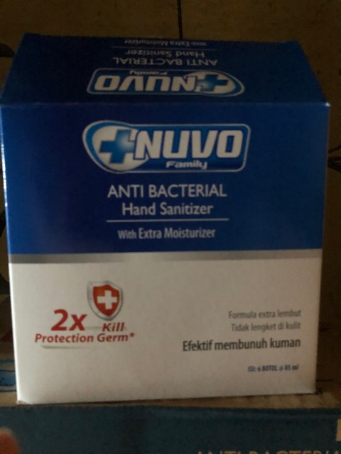 NUVO HAND SANITIZER ANTI BACTERIAL 85ML ORIGINAL