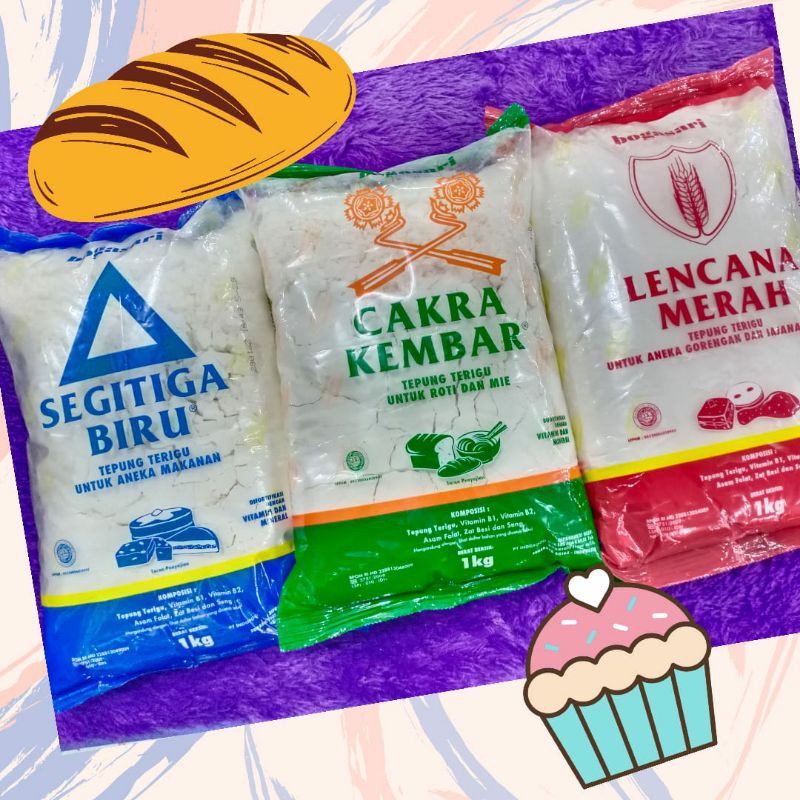 

Bogasari Tepung Terigu Economic pack 1kg