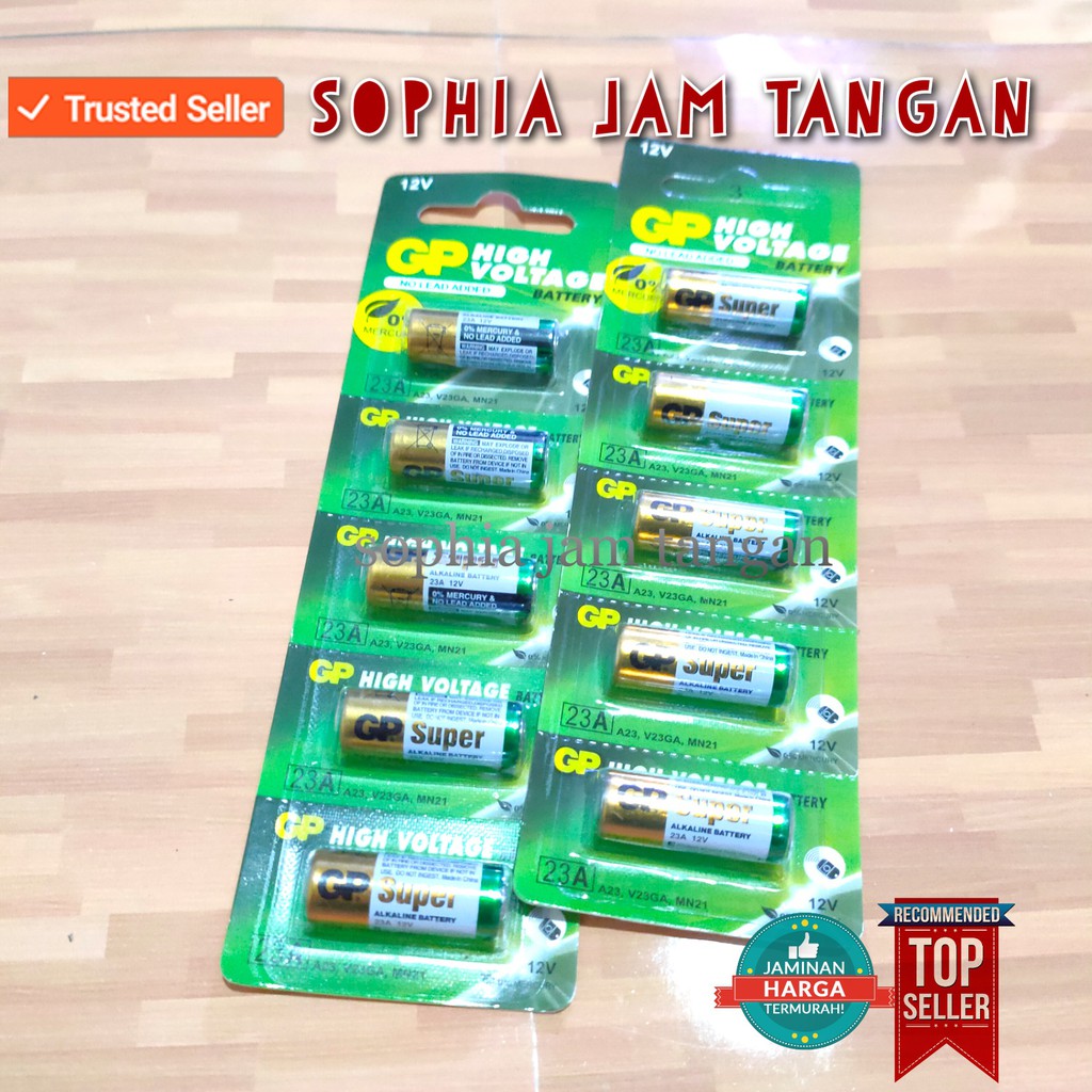 [ BISA COD ] BATERAI GP23 , GP 23 , GP 23A , GP23A , V23GA , MN21 , M 21 , BATERAI REMOTE , BEL RUMAH