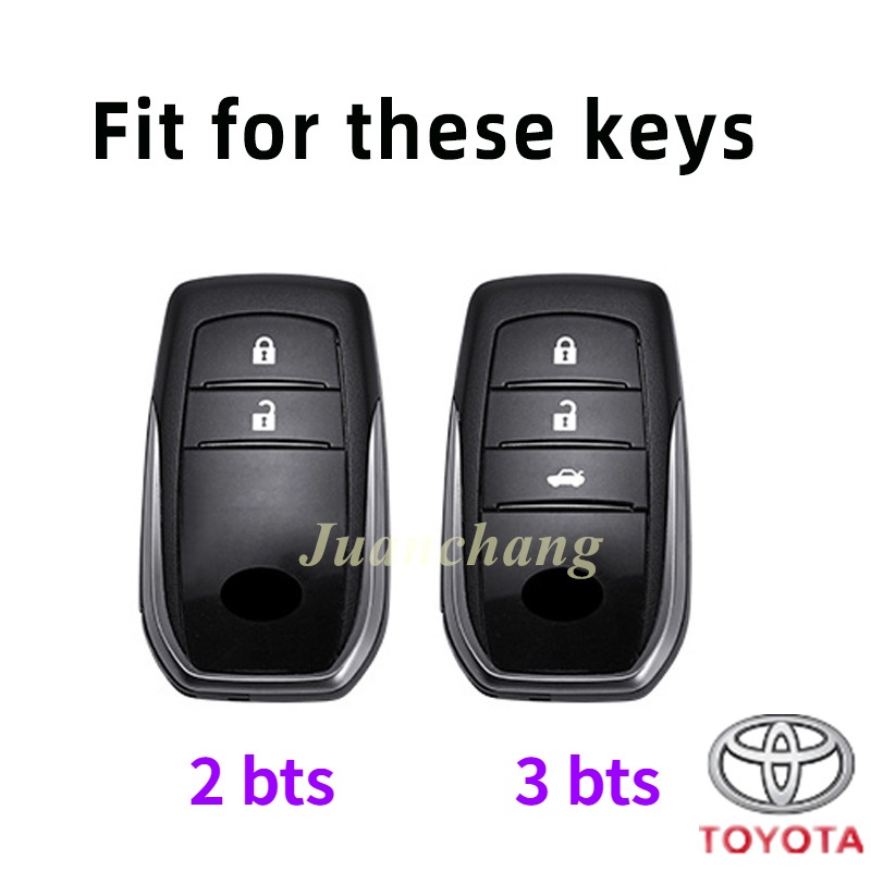 Casing Kunci Mobil Bahan TPU Untuk Toyota RAV4 Highland Prado Llavero Coralla Fortuner Land Cruiser Camry Crown 2 3 Tombol  Toyota Price Camry Corolla C-HR CHR Rav4Do VIOS 2020