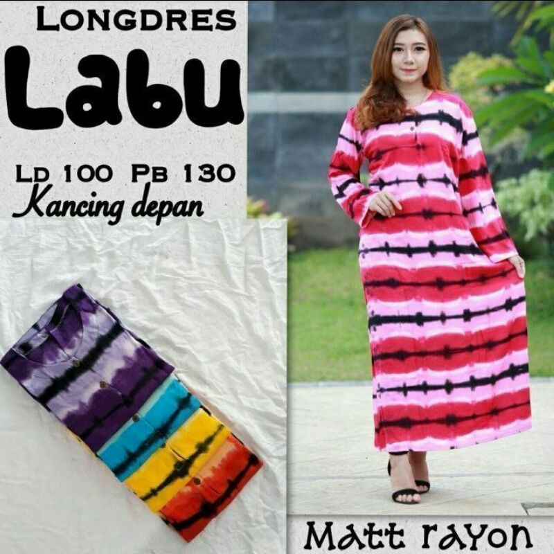 Daster longdres labu- daster busui-daster motif -daster panjang