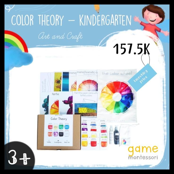 

TERBARUU!! Game x Kiedler Learning Color Theory, Painting set, Canvas SALE