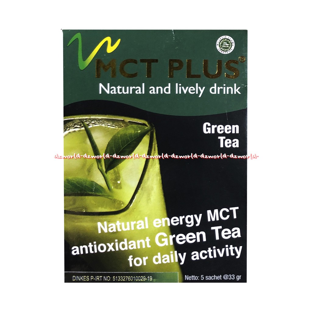 Mct Plus Natural And Livery Drink Green Tea Dan Jahe Merah 5sachet Minuman Kesehatan