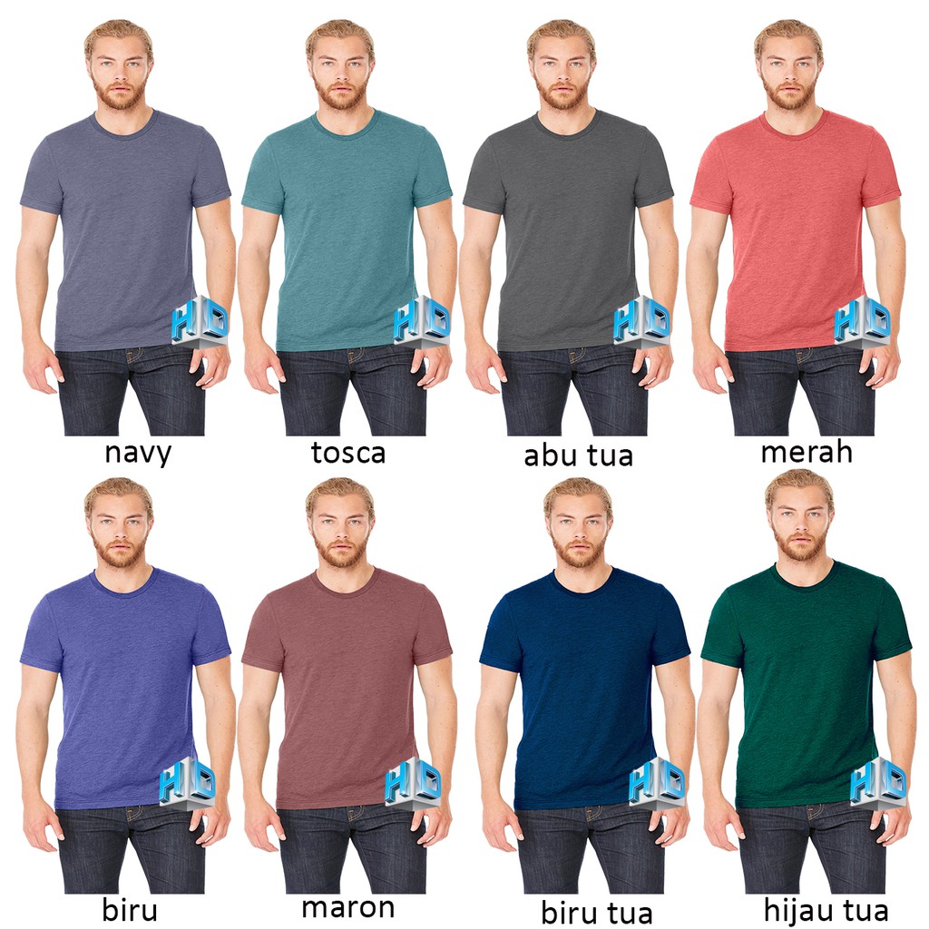 HD - KAOS POLOS O-NECK LENGAN PENDEK | KAOS POLOS PRIA TUTON / KAOS POLOS TUTON / PAKAIAN PRIA