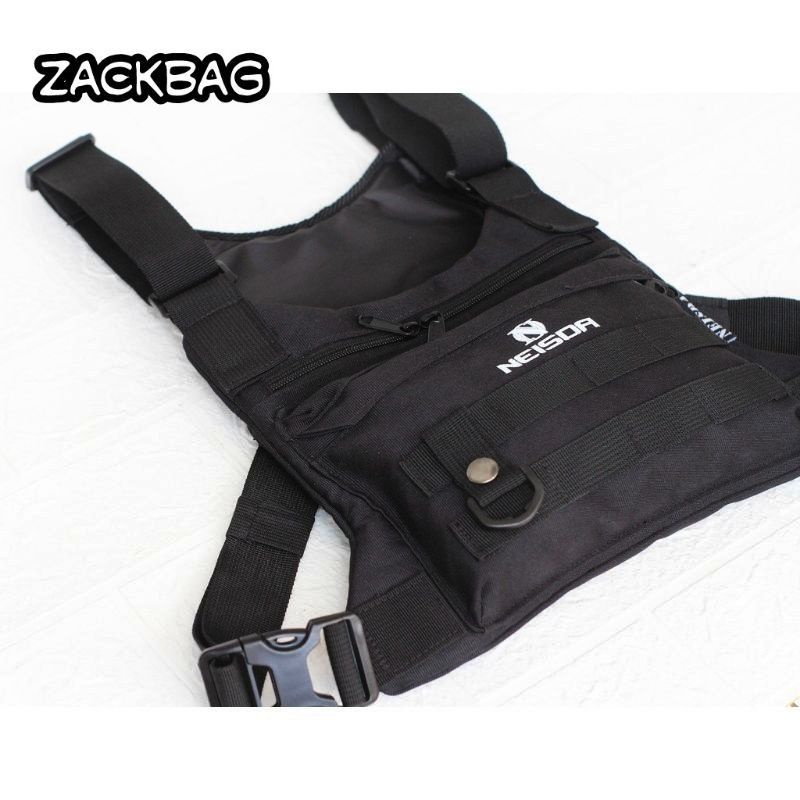 Tas dada/Chest bag/Chest bag rig/Tas dada rompi Tactical with sablon printing by NEISDA