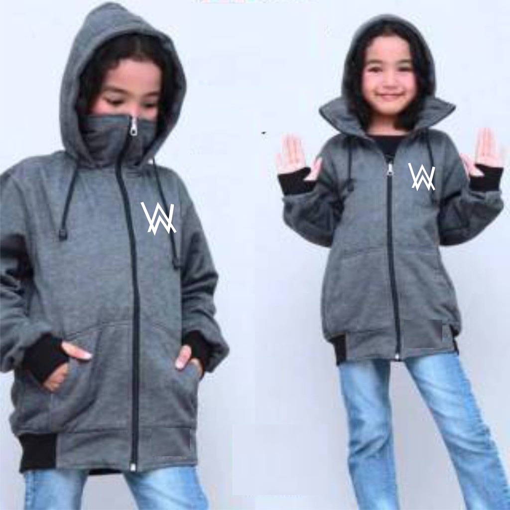 JAKET ANAK ZIPPER NINJA ROUNDHAND SWEATER HOODIE SABLON KEKINIAN TERBARU BAHAN FLEECE USIA 2TAHUN SAMPAI 12TAHUN LAKI LAKI PEREMPUAN