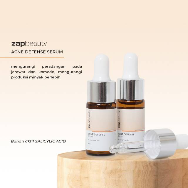 Zap Beauty Acne Defense Serum 10 Ml Shopee Indonesia