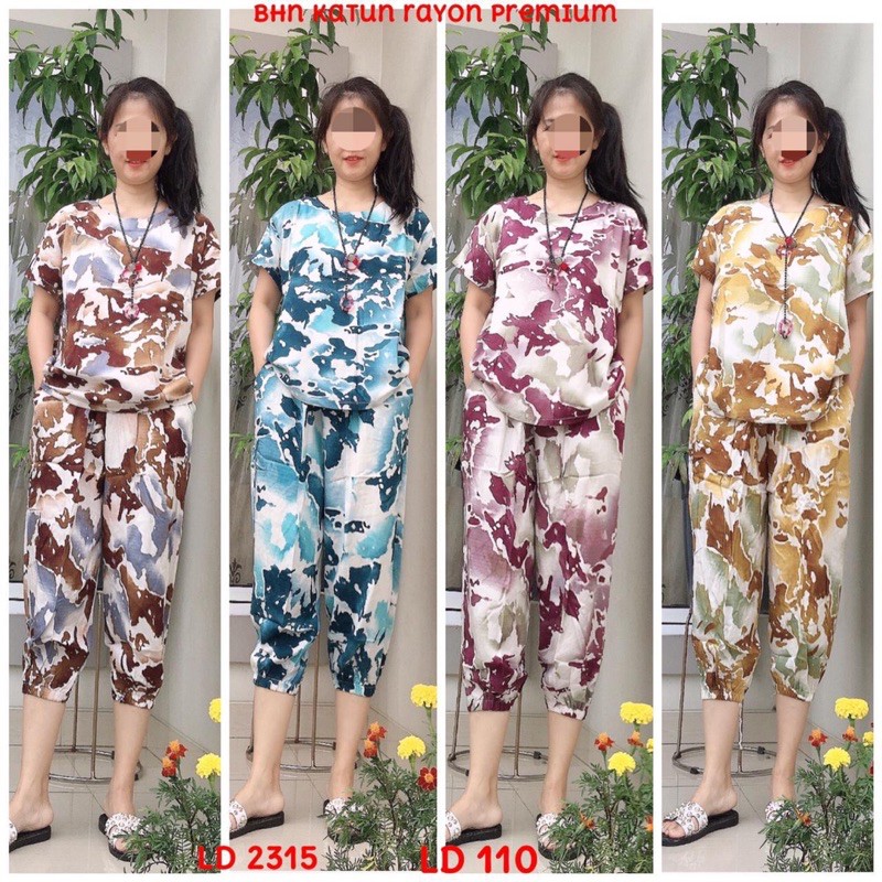 Setelan Katun Rayon Premium