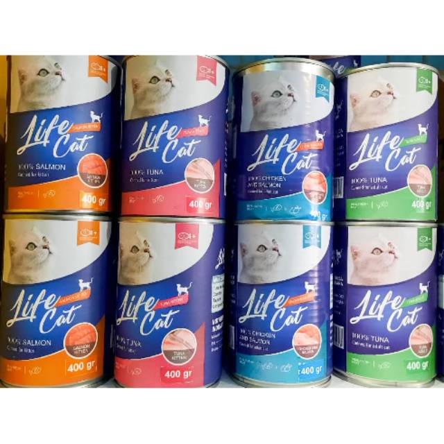 LIFE CAT KALENG 400g MAKANAN KUCING  WETFOOD