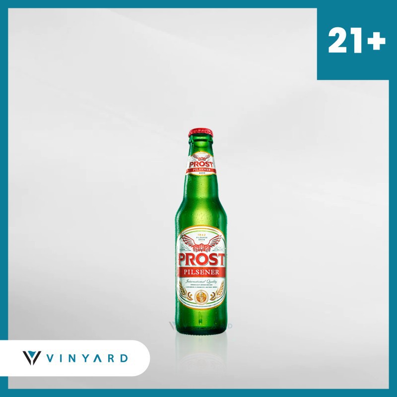 Prost Pilsner Beer 330 Ml ( Original &amp; Resmi By Vinyard )