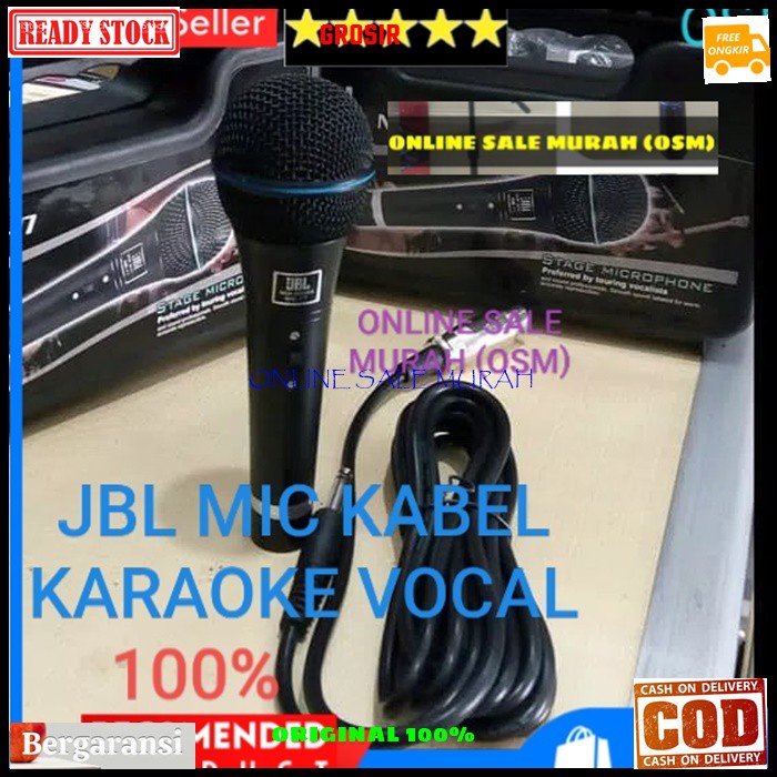 G30 Jbl mic kabel dynamic legendary GE30 mik cable karaoke vokal vocal musik Microphone audio sound system pengeras suara pro profesional mikrophone legendaris  BISA DI GUNAKAN DI SEGALA JENIS SOUND SYSTEM TERBUAT DARI BESI metal 1 Mic kabel 4-5 meter  Su