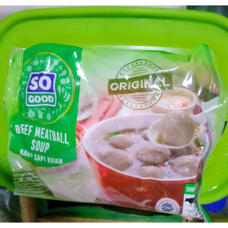 

SO GOOD BASO BEEF MEATBALL SOUP