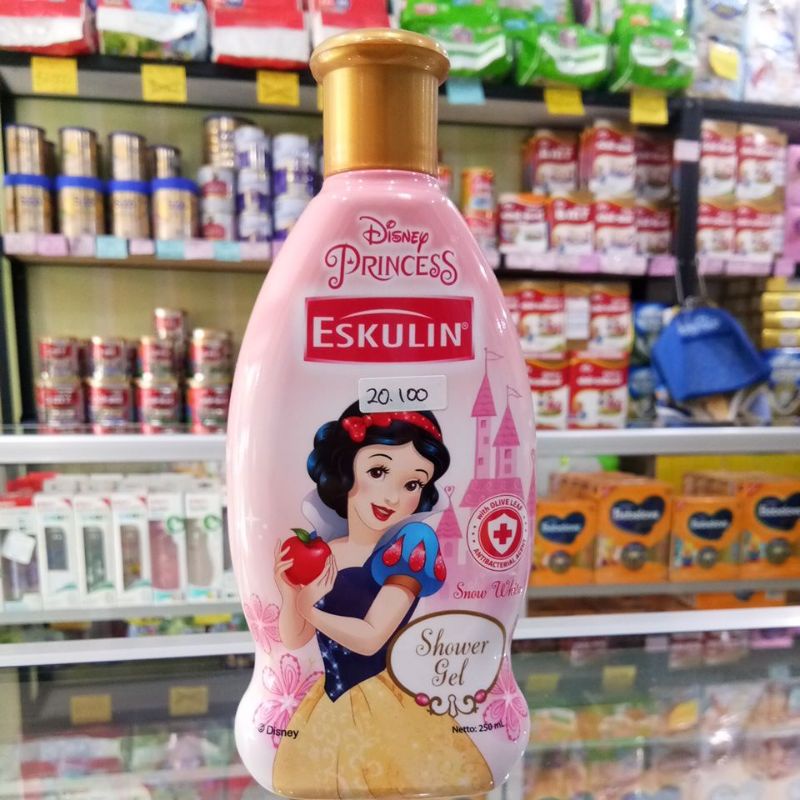 ESKULIN KIDS SHOWER GEL CINDERELLA, SNOW WHITE 250GR