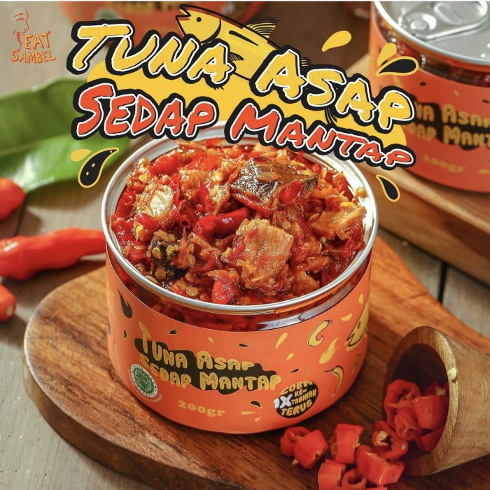 

- BARU Eat Sambel - Sambel Tuna Asap Geloo Pisan - 200gr