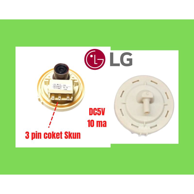sensor air water level mesin cuci 1 tabung LG