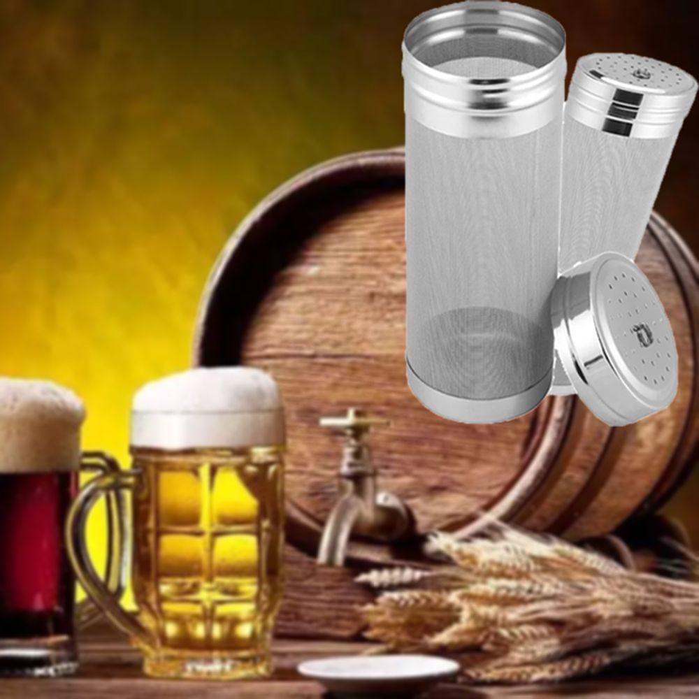 [Elegan] Mesh Beer Filter Mudah Membersihkan Stainless Steel Beer Brewing Kettle Household Dry Hopper Homebrew Hop Saringan