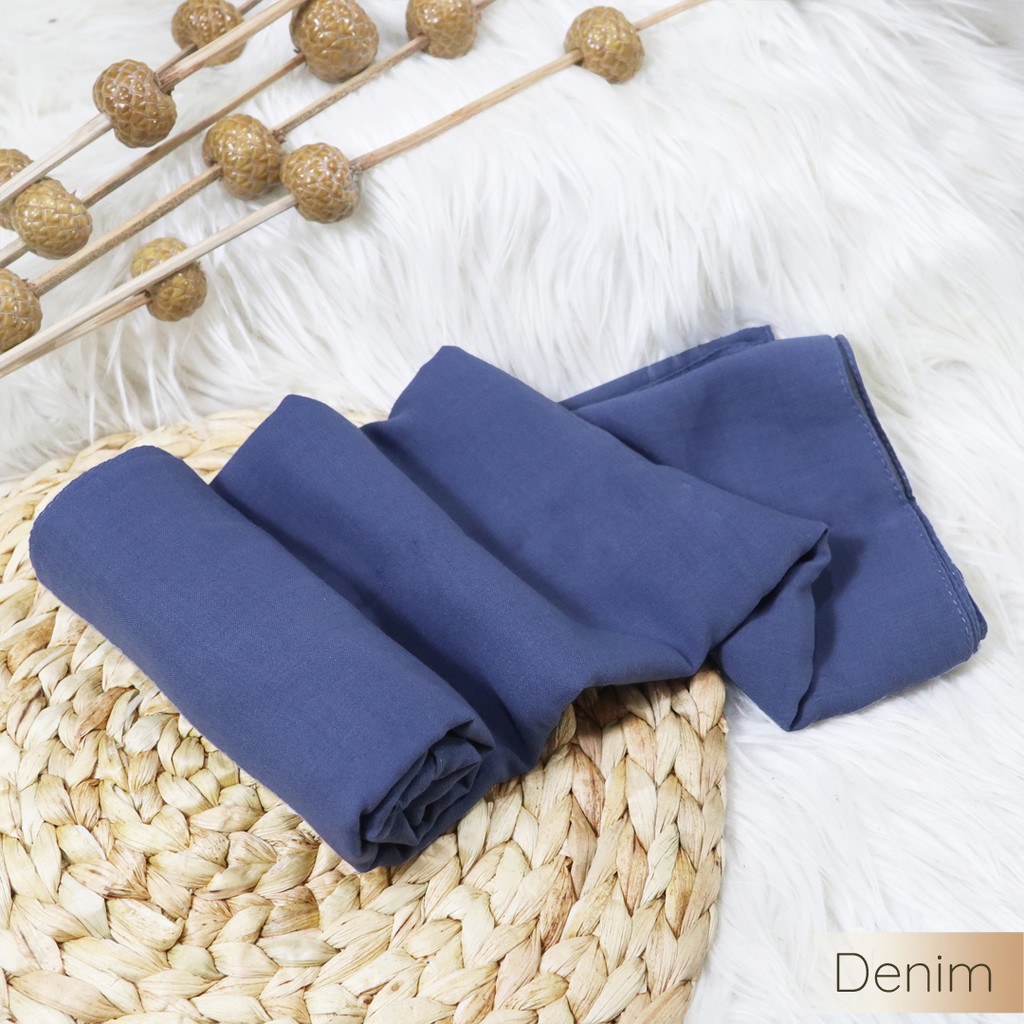 Hijab Pashmina Voal Arabian | Bahan Voal Arabian | Hijab Daily By Shaybee.id-Denim
