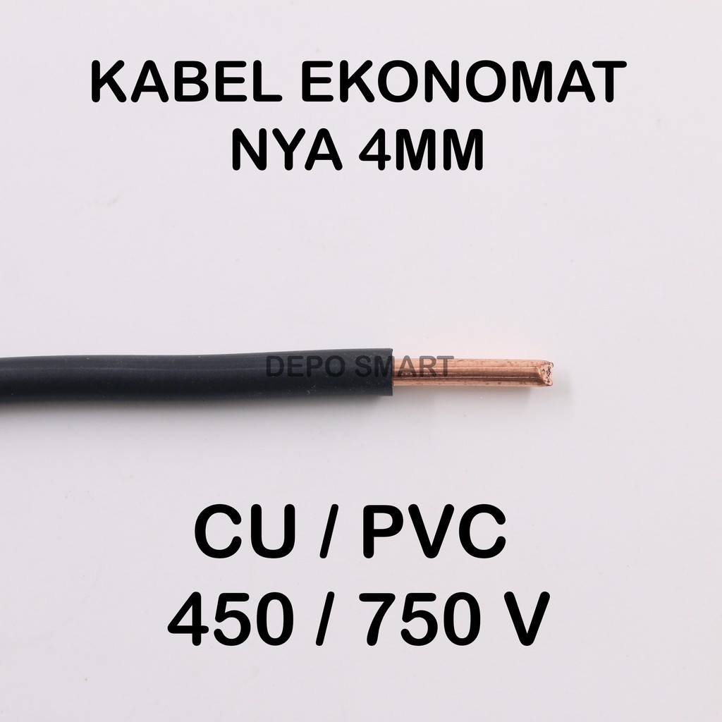 KABEL EKONOMAT NYA 4MM PER METERAN