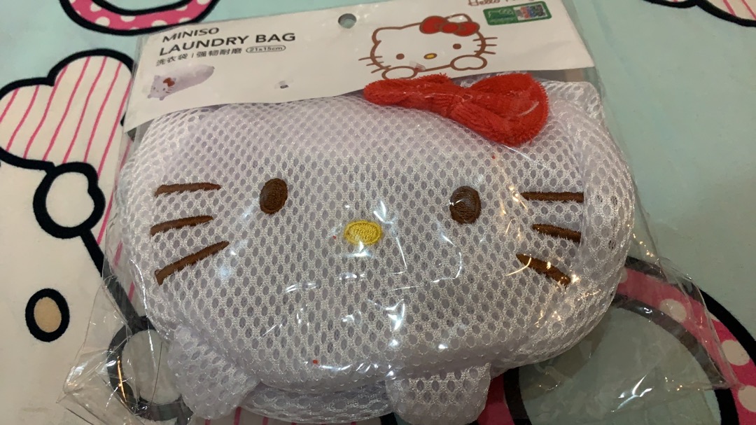 Laundry Bag Purin Kitty Cinamon