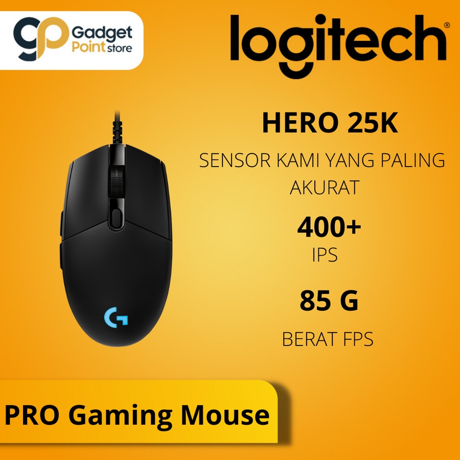 Mouse Gaming PRO Logitech Gaming Mouse PRO Gaming Mouse - Garansi 2 Tahun