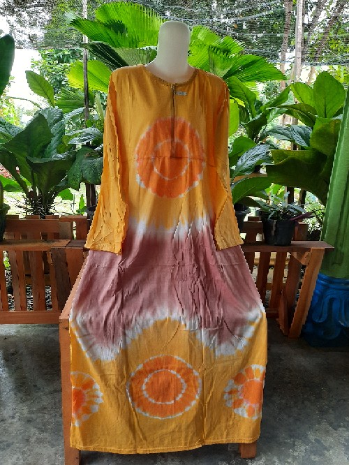 Gamis Kaos Rainbow Matahari Busui Baju Muslimah Panjang Fashion Batik Wanita Mall Grosir Tanah Abang