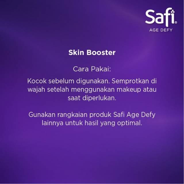 Safi Age Defy Skin Booster