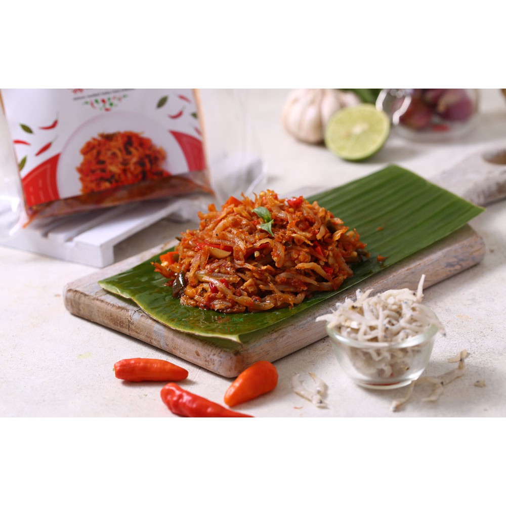 

Sambal Teri Putih (100 gram)