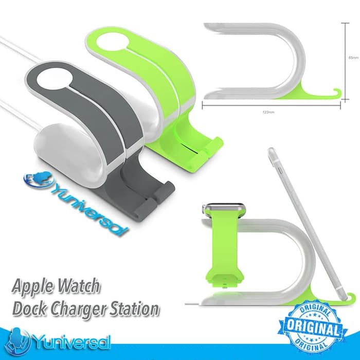 Apple Watch 38mm 42mm Series 0 1 2 3 iPhone Dock Station Stand Charging