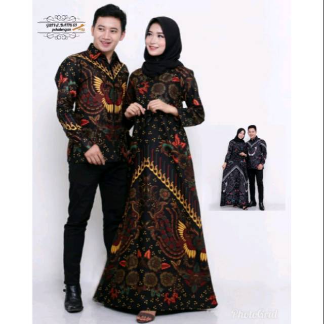 Couple Muslim Bisa Pisah. Kain Ori Katun Halus. Harga Merakyat. Motif Batik Solo