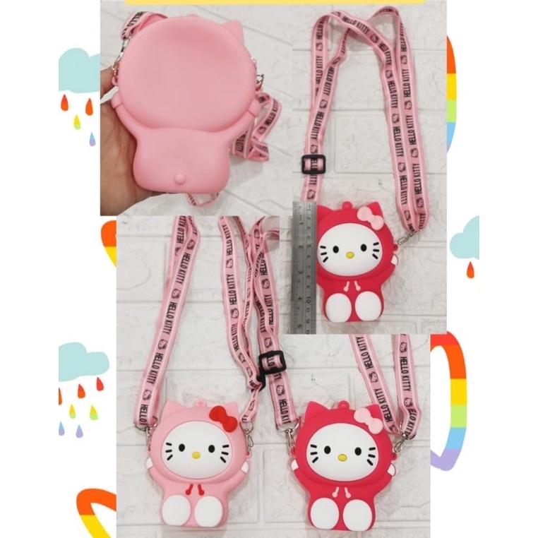 Tas Karet Selempang Anak Karakter HK &amp; HK Hokki