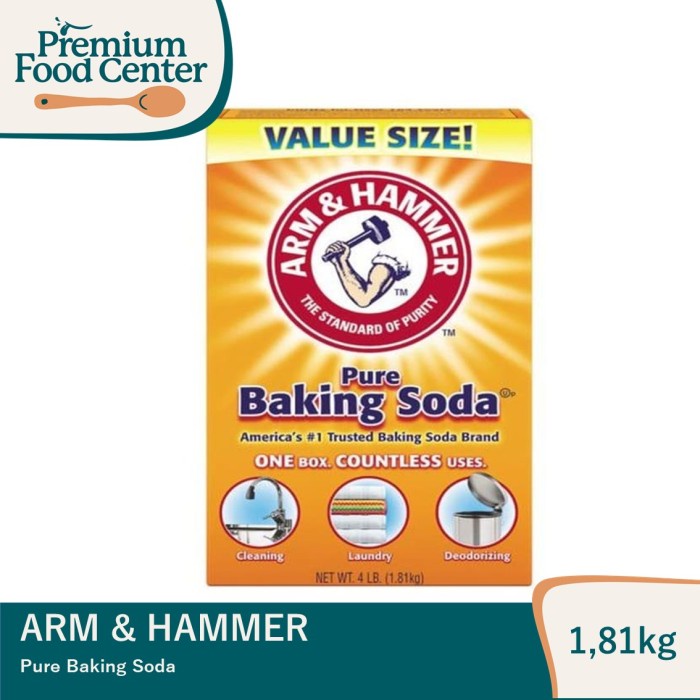 

ARM HAMMER - Pure Baking Soda Multi Purpose 181 kg USA