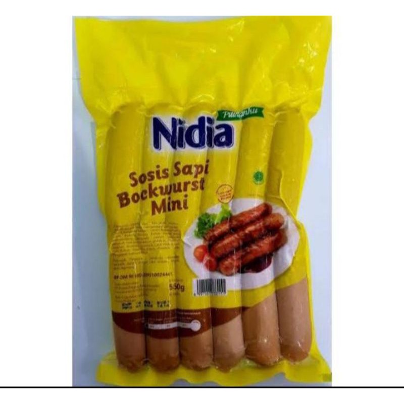 

Nidia Sosis Sapi Bockwurst