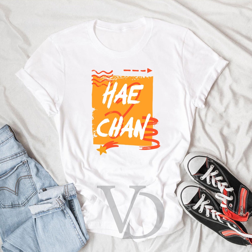 BISA CUSTOM FOTO BAJU HAECHAN NCT DREAM NCT127 / TEE V WANITA PRIA LENGAN PENDEK / BAJU KOREA