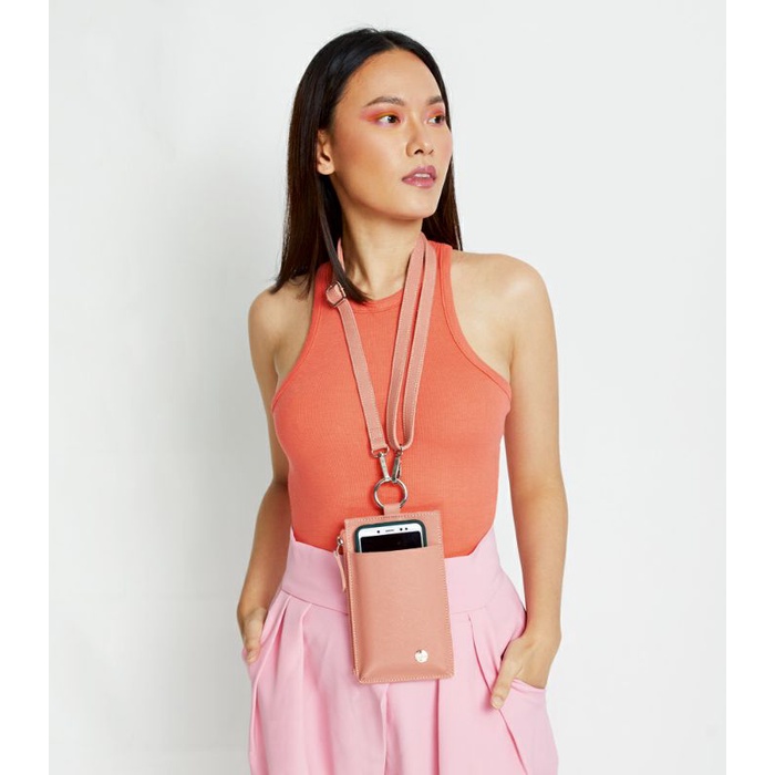 Tas Neo Danchite Dompet HP Pink Dompet Handphone Kartu Sophie Martin