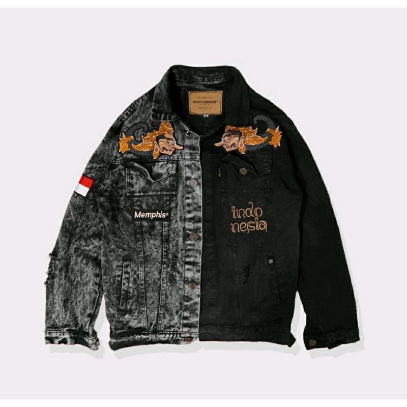 Jaket Memphisorigins Denim Wayang Limited Edition Original