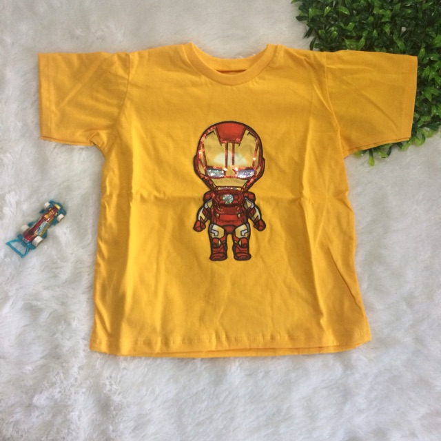 Kaos anak Cowo laki laki karakter nyala SIZE M