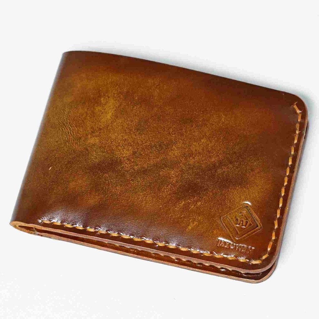 Dompet Kulit Pria Original Handmade-Dompet Kulit Sapi Asli Slim Ekslusive