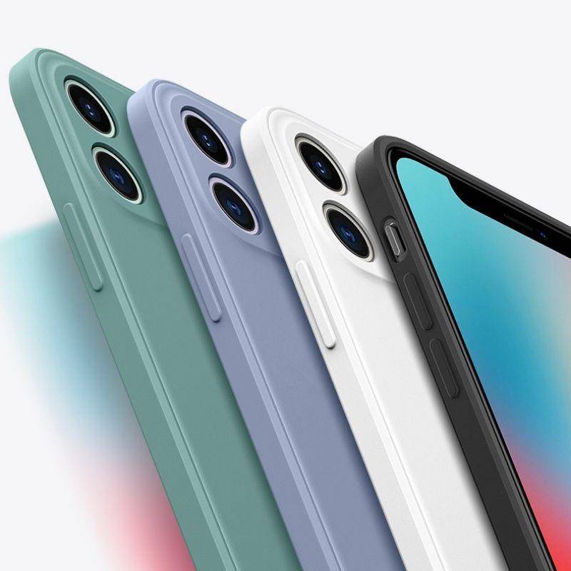 Soft Case Silikon Warna Permen Untuk Iphone X Xs Max Xr 6 7 8 Plus Se 2020