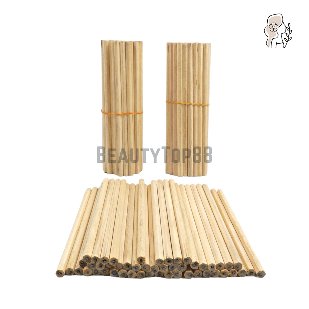 

Pensil Kayu Polos 2B Murah / Pencil Souvenir Hotel Segi Enam Hexagonal Bulat [1 IKET isi 50 PCS]