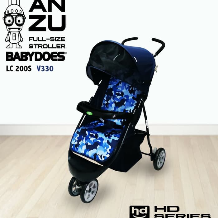 Kereta Bayi Baby Does Roda Tiga Asli Baby Does