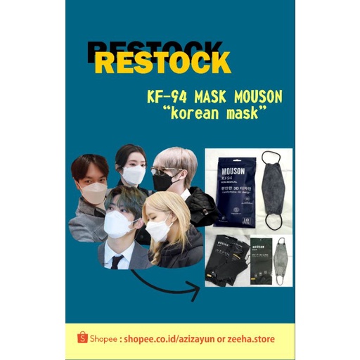 Masker KF94 MOUSON Warna