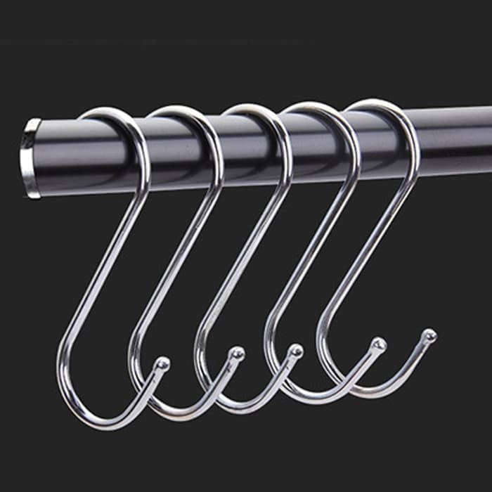 Gantungan S Stainless Steel 6mm Gantungan Hook S Cantolan Serbaguna