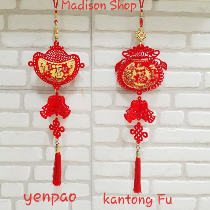 Diskon Populer] Gantungan Hoki Yenpao Busa Beludru Dekorasi Parcel Imlek Bunga Sakura kn0kwNUkmVoR1