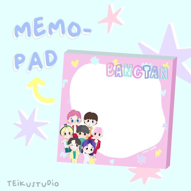 

Butter Memopad (BTS BANGTAN Notepad notes memo)