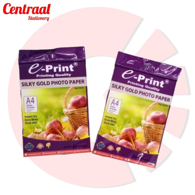 

Kertas Photo E Print Silky A4