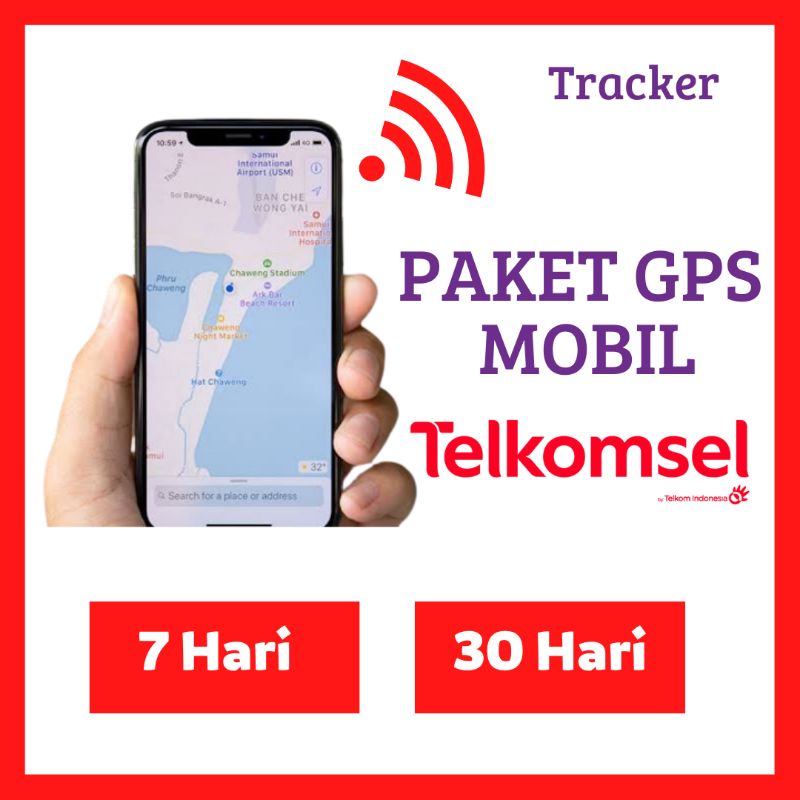 Jual Paket Data Kuota GPS Mobil Tracker Telkomsel Shopee Indonesia